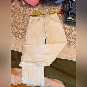 Uniqlo Light Wash Flare & Wide Leg Jeans